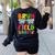 Bruh It's Field Day Teacher Boys Girls Kids Field Day 2025 Women's Sweatshirt Back Print Black