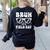 Bruh It's Field Day Teacher Boys Girls Kids Happy Field Day Women's Sweatshirt Back Print Black