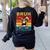 Bruh It's Field Day Teacher Happy Field Day Dabbing Boy Women's Sweatshirt Back Print Black Bruh It's Field Day Teacher Happy Field Day Dabbing Boy Women's Sweatshirt Back Print Black