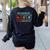 Bruh Science Like Magic But Real Teachers Students Scientist Women's Sweatshirt Back Print Black
