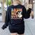 Bruh We Out Teacher Retro Last Day Of School Boys Girls Kids Women's Sweatshirt Back Print Black Bruh We Out Teacher Retro Last Day Of School Boys Girls Kids Women's Sweatshirt Back Print Black