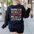 Some Call It Chaos We Call It Fifth Grade 5th Grade Teacher Women's Sweatshirt Back Print Black
