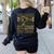 Camo Team 2nd Grade Squad Back To School Teacher Kids Boys Women's Sweatshirt Back Print Black
