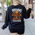 You Cannot Scare Me I'm An Toddler Teacher Halloween Men Women Kids Women's Sweatshirt Back Print Black
