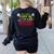 You Can't Scare Me I'm A Preschool Teacher Halloween Women's Sweatshirt Back Print Black