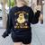 You Can't Scare Me I'm A SPED Teacher Halloween Ghost Women's Sweatshirt Back Print Black