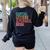 Capital Letters And Periods Bruh Teacher Women's Sweatshirt Back Print Black Capital Letters And Periods Bruh Teacher Women's Sweatshirt Back Print Black