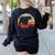 Catch Some Rays Vintage Retro Grizzly Bear Women's Sweatshirt Back Print Black