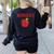 Caterpillar Friday Fruit Kindergarten Teacher Men Women Kids Women's Sweatshirt Back Print Black Caterpillar Friday Fruit Kindergarten Teacher Men Women Kids Women's Sweatshirt Back Print Black