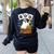 Chemistry Boo Ghost Element Of Surprise Science Teacher Tee Women's Sweatshirt Back Print Black Chemistry Boo Ghost Element Of Surprise Science Teacher Tee Women's Sweatshirt Back Print Black