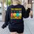 Chemistry Teacher Element Science Student Chemist Women's Sweatshirt Back Print Black Chemistry Teacher Element Science Student Chemist Women's Sweatshirt Back Print Black