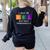 Chemisty Science Teacher Periodic Table Halloween Women's Sweatshirt Back Print Black Chemisty Science Teacher Periodic Table Halloween Women's Sweatshirt Back Print Black