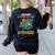 Childcare Providersaurus Daycare Teachers Women's Sweatshirt Back Print Black Childcare Providersaurus Daycare Teachers Women's Sweatshirt Back Print Black