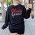 Choir Chorister Choir Teacher Choir Director Women's Sweatshirt Back Print Black