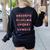 Christmas Alphabet Candy Cane Teachers Students Candy Cane For Men Women Kids Women's Sweatshirt Back Print Black