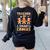 Christmas Teacher Of Smart Cookies Gingerbread Man Teaching Women's Sweatshirt Back Print Black Christmas Teacher Of Smart Cookies Gingerbread Man Teaching Women's Sweatshirt Back Print Black