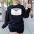 Composition Notebook Halloween Costume Teacher Student Women's Sweatshirt Back Print Black Composition Notebook Halloween Costume Teacher Student Women's Sweatshirt Back Print Black