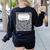Composition Notebook Matching Group Halloween Teachers Women's Sweatshirt Back Print Black Composition Notebook Matching Group Halloween Teachers Women's Sweatshirt Back Print Black