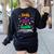Computer Teacher Spooky Halloween Technology STEM Engineer Women's Sweatshirt Back Print Black Computer Teacher Spooky Halloween Technology STEM Engineer Women's Sweatshirt Back Print Black