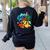Cool Art For Men Women Artist Teacher Painter Artists Paint Women's Sweatshirt Back Print Black
