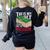 Couldn't Take The Pressure Geology Earth Science Teacher Women's Sweatshirt Back Print Black