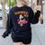 Cute Elementary School Student Dog Teacher's Pet Women's Sweatshirt Back Print Black Cute Elementary School Student Dog Teacher's Pet Women's Sweatshirt Back Print Black