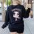 Dancolotl Ballerina Axolotl Ballet Dance Teacher Women's Sweatshirt Back Print Black Dancolotl Ballerina Axolotl Ballet Dance Teacher Women's Sweatshirt Back Print Black