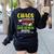 Daycare Teacher School Chaos Coordinator Toddler Tamer For Men Women Kids Women's Sweatshirt Back Print Black