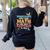 Dinosaurs Didn't Learn Math Mathematics Math Teacher Women's Sweatshirt Back Print Black Dinosaurs Didn't Learn Math Mathematics Math Teacher Women's Sweatshirt Back Print Black