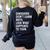 Dinosaurs Didn't Learn Math Math Teacher Women's Sweatshirt Back Print Black Dinosaurs Didn't Learn Math Math Teacher Women's Sweatshirt Back Print Black