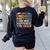 Dinosaurs Didnt Read Look What Happened To Them Cute Teacher Women's Sweatshirt Back Print Black Dinosaurs Didnt Read Look What Happened To Them Cute Teacher Women's Sweatshirt Back Print Black