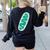 DIY Mitochondria Costume Biology Teacher Halloween Women's Sweatshirt Back Print Black DIY Mitochondria Costume Biology Teacher Halloween Women's Sweatshirt Back Print Black