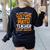 I Don't Need A Costume I'm Math Teacher Costume Halloween Women's Sweatshirt Back Print Black
