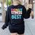 Donut Stress Just Do Your Best Teachers Testing Day For Men Women Girls Kids Women's Sweatshirt Back Print Black Donut Stress Just Do Your Best Teachers Testing Day For Men Women Girls Kids Women's Sweatshirt Back Print Black
