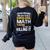 I Never Dreamed One Day I'd Be A Cool Math Teacher Women's Sweatshirt Back Print Black