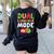 Dual Language Teacher Bilingual Teacher Women's Sweatshirt Back Print Black
