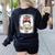Early Head Start Life Messy Bun Back To School Teacher Women Women's Sweatshirt Back Print Black Early Head Start Life Messy Bun Back To School Teacher Women Women's Sweatshirt Back Print Black