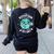 Earth Day Rotation Of The Earth Makes My Day Science Teacher Women's Sweatshirt Back Print Black Earth Day Rotation Of The Earth Makes My Day Science Teacher Women's Sweatshirt Back Print Black