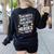 Educators Teacher's Aide Because Even Teachers Need Heroes Women's Sweatshirt Back Print Black Educators Teacher's Aide Because Even Teachers Need Heroes Women's Sweatshirt Back Print Black