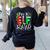 Elf Squad Pre-k Teacher Christmas Child Xmas Women's Sweatshirt Back Print Black Elf Squad Pre-k Teacher Christmas Child Xmas Women's Sweatshirt Back Print Black