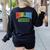 English Teacher Men Women Grammar Class English Teacher Women's Sweatshirt Back Print Black