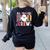 ESL Teacher Boo Crew Halloween Costume Women's Sweatshirt Back Print Black ESL Teacher Boo Crew Halloween Costume Women's Sweatshirt Back Print Black