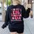 In My Esl Teacher Era Back To School ESL Teacher Groovy Women's Sweatshirt Back Print Black