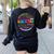 ESOL Squad Teachers And Students Team Back To School Women's Sweatshirt Back Print Black