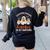 Exhausted Daycare Teacher Is My Costume Halloween Ghost Fun For Men Women Women's Sweatshirt Back Print Black