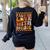 Fall In Love With Music Groovy Thanksgiving Music Teacher Men Women Girls Kids Women's Sweatshirt Back Print Black Fall In Love With Music Groovy Thanksgiving Music Teacher Men Women Girls Kids Women's Sweatshirt Back Print Black