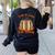 Fall In Love With Reading Pumpkin Autumn Librarians Teacher Women's Sweatshirt Back Print Black Fall In Love With Reading Pumpkin Autumn Librarians Teacher Women's Sweatshirt Back Print Black