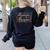 Fifth Grade Dream Team 5th Grade First Day Of School Teacher Women's Sweatshirt Back Print Black