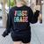 First Grade Dream Team Back To School 1st Grade Teacher Women's Sweatshirt Back Print Black First Grade Dream Team Back To School 1st Grade Teacher Women's Sweatshirt Back Print Black