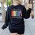 Floral Books Never Underestimate A Public School Teacher Women's Sweatshirt Back Print Black Floral Books Never Underestimate A Public School Teacher Women's Sweatshirt Back Print Black